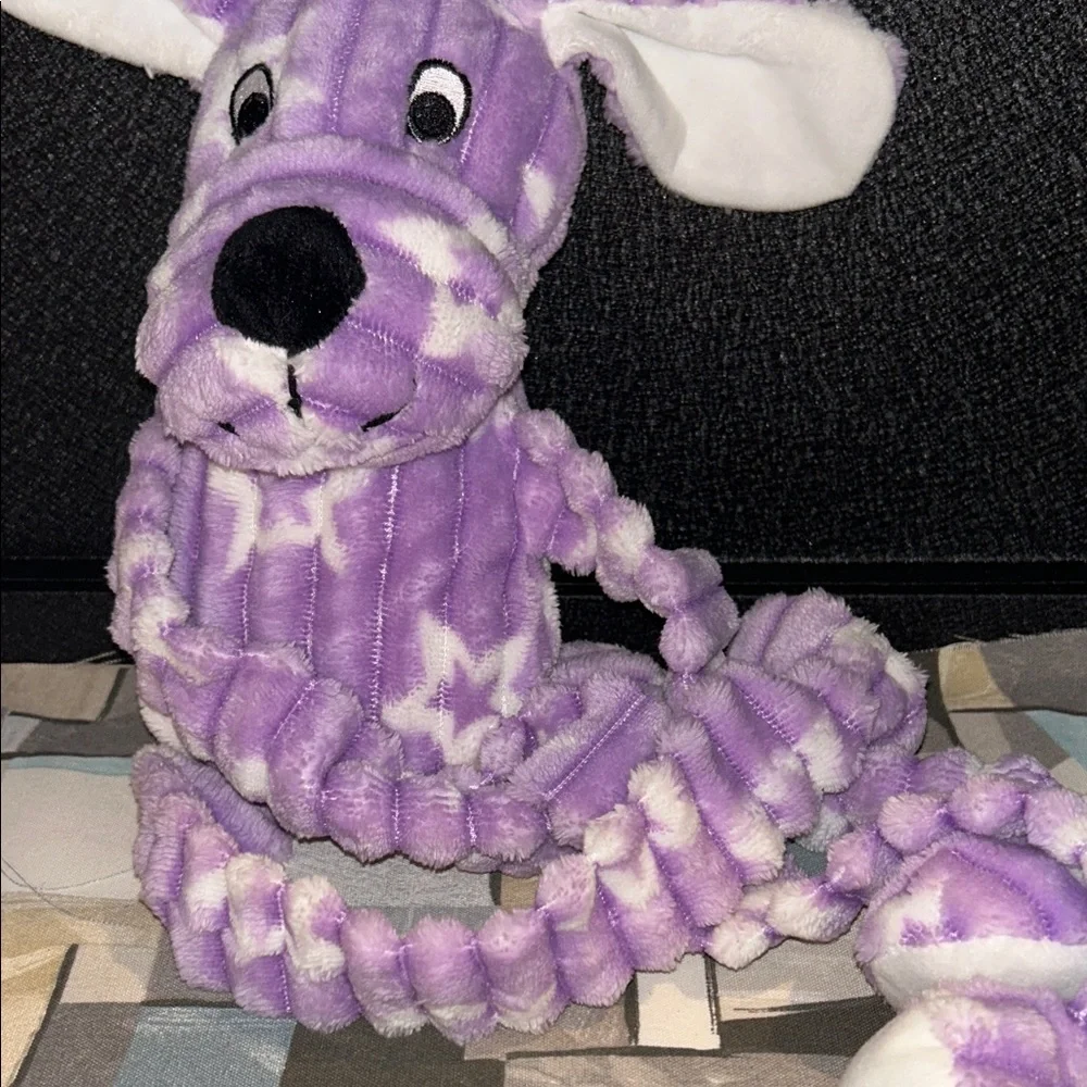Purple Plush Dog Toy
